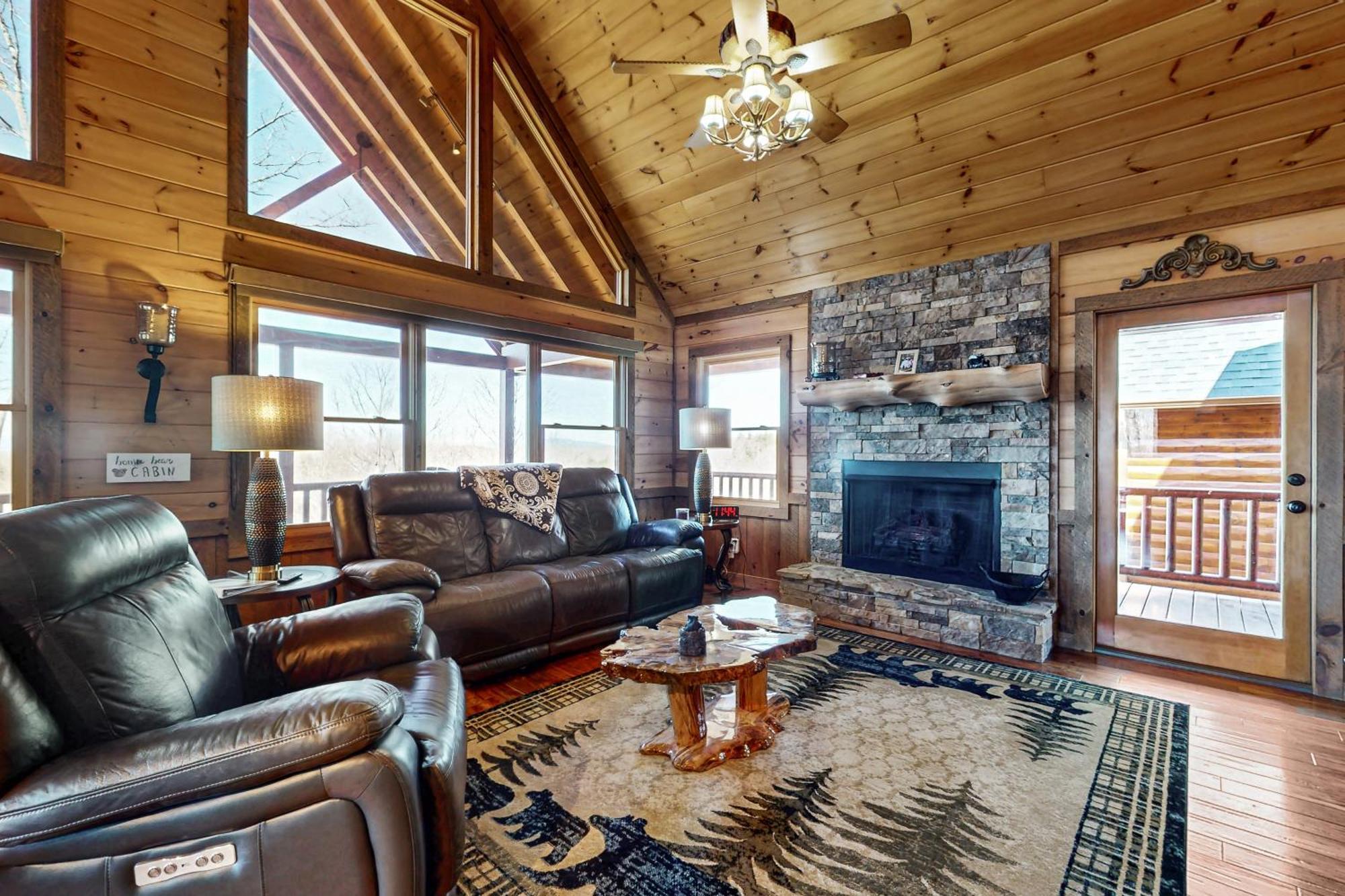 Bougie Bear Cabin Morganton Kültér fotó